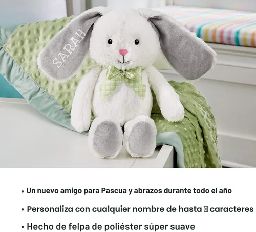 Miniatura 4 de Let's Make Memories - Pijama de peluche (personalizable), ideal para siestas, 12” de alto, 100% poliéster