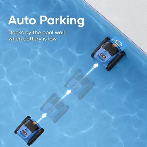 Miniatura 9 de (2025 Mejora) Aspiradora de Piscina para Piscinas Enterradas, Limpiador Robótico de Piscina, Limpiador de Piscina que Sube por las Paredes, Limpia