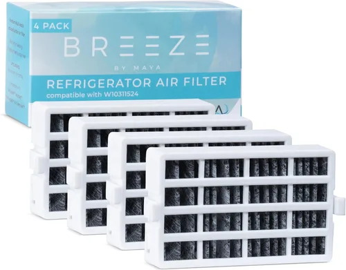 Miniatura 5 de Breeze by MAYA W10311524 Filtro de aire de repuesto para refrigerador Whirlpool, AIR1, Maytag, Kitchenaid y Jenn-Air, filtro de aire FreshFlow
