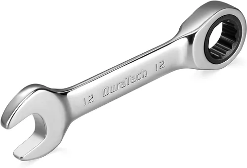 Miniatura 9 de DURATECH Stubby - Juego de llaves combinadas de trinquete, métricas, 8 piezas, 10, 11, 13, 14, 16, 17, 18, 0.748 in, acero CR-V, con bolsa