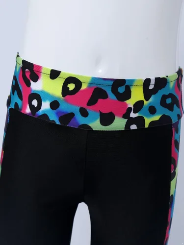 Miniatura 6 de JEATHA Conjunto de camiseta sin mangas con pantalones para niñas y niñas, para gimnasia, yoga, entrenamiento, ropa deportiva