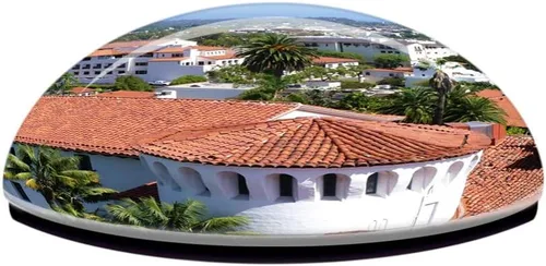 Miniatura 3 de USA America Santa Bárbara imán de nevera 3D cristal cristal turístico ciudad viaje recuerdo colección regalo fuerte refrigerador etiqueta engomada
