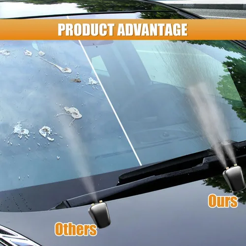 Miniatura 4 de Boquillas de limpiaparabrisas delanteras para coche, kit de repuesto de rociador de agua para ventanas de auto de doble orificio, limpiaparabrisas
