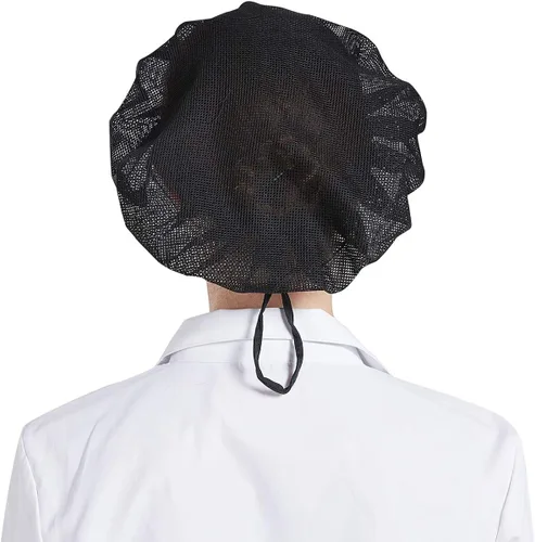 Miniatura 3 de Nanxson 3 gorras de chef CF9060 para servicio de alimentos, redes para el cabello, gorra de malla para cocinar