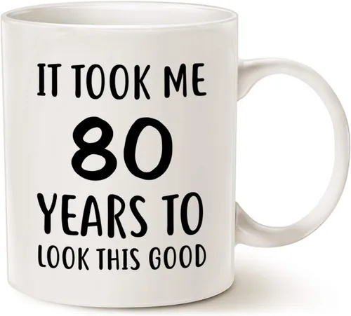 Miniatura 4 de MAUAG Divertida taza de café de cumpleaños, con texto en inglés "It Took Me 30 Years to Look This Good", el mejor regalo de 30 cumpleaños
