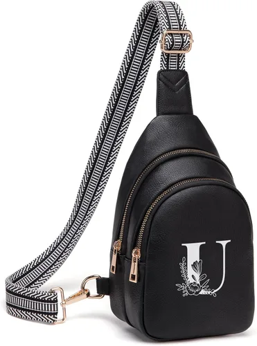 Miniatura 91 de Viverte Bolsas Cruzadas para Mujeres Bolso de Hombro Inicial Riñoneras Personalizadas Regalos para Mamá Mujer Esposa