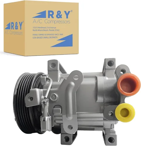 RYC Compresor de aire acondicionado automotriz AEG485-01 (se adapta a Subaru Forester 2.5L sin Turbo 2011, 2012, 2013. polea de 6 ranuras)