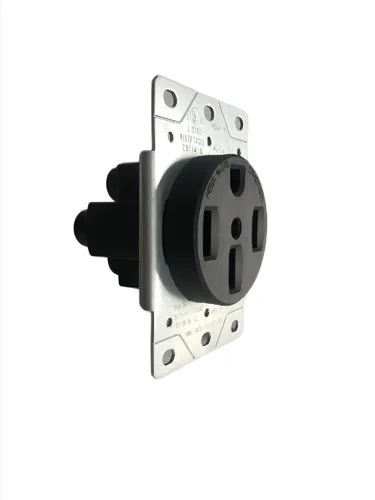 Miniatura 7 de SELECT Lighting SL-DR50A-4S Dispositivo de hoja recta de voltios, NEMA 14-50R, Receptáculo de rango de 50 amperios 125/250V, toma de corriente