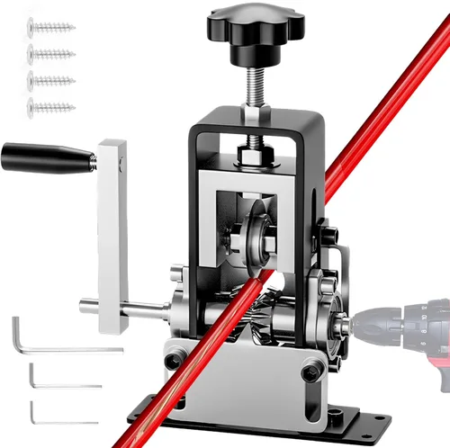 Máquina peladora de alambre, manual de 0.06 a 0.98 pulgadas, máquina peladora de cables con manivela o taladro, máquina peladora de alambre de cobre