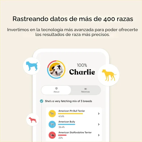 Miniatura 2 de Kit de raza y salud Embark - Kit de prueba de ADN para perros - Descubre raza, ascendencia, localizador de parientes, salud genética, rasgos
