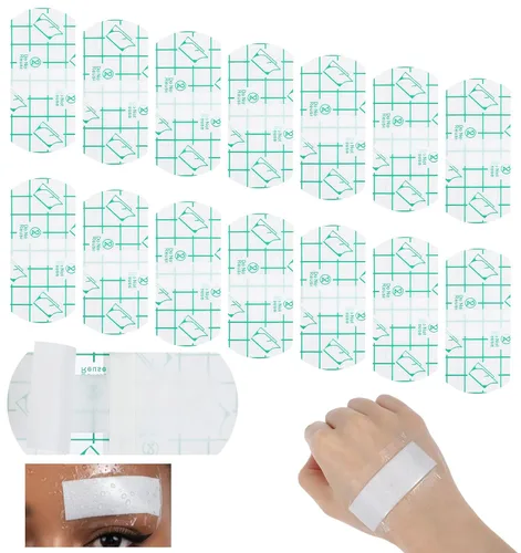 Miniatura 7 de 40 fundas para cejas, cubiertas desechables para cejas para ducha, cinta protectora impermeable, maquillaje permanente, cuidado posterior