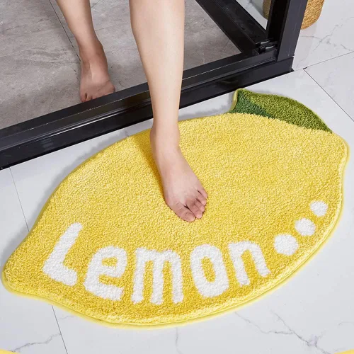 Miniatura 3 de Hi Space - Alfombras de baño de 31.5x19.7 pulgadas, alfombra de baño de hojas grises estilo bohemio antideslizante, lavable a máquina, de microfibra