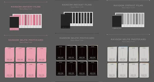 Miniatura 5 de Dreamus Black Pink - BORN PINK [versión de caja] 2do álbum + póster plegado [edición coreana] (PINK Ver.), YGP0181
