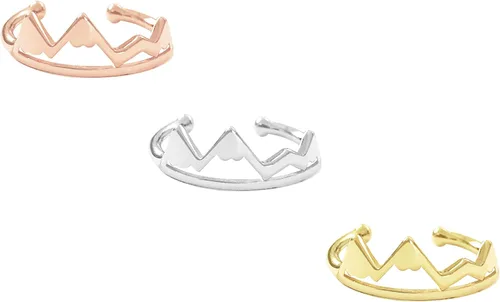 Miniatura 3 de Altitude Boutique Anillo de montaña para mujer, joyería de montaña para niñas, ajustable, para amantes de la naturaleza, hipoalergénico