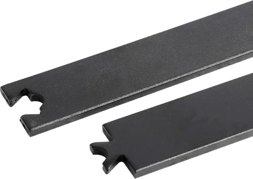 Miniatura 7 de Kit de herrajes para puerta de granero de 6.6 pies, riel de puerta corredera individual con tapón de rodillo, resistente, se desliza suavemente