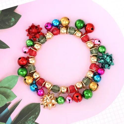 Miniatura 5 de ZOLEAROPY X-Mas - Pulseras de Navidad para mujer, diseño de cascabeles y cascabeles