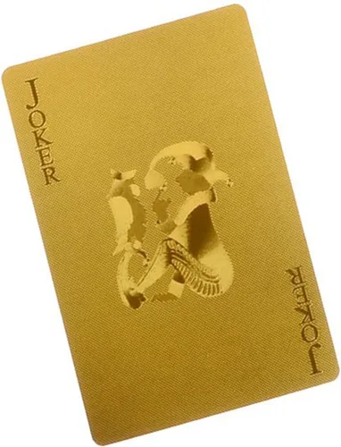 Miniatura 6 de Cartas de póquer resistentes al agua, de 24 quilates, con caja de regalo