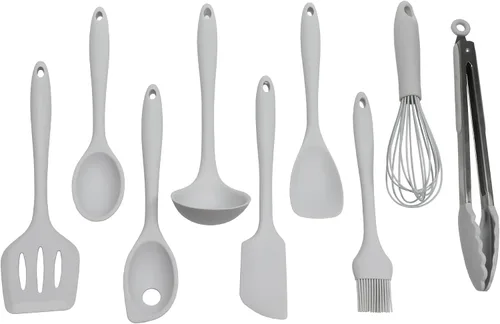 Miniatura 24 de Juego de 5 utensilios de cocina Chef Craft, de silicón, de color azul, Juego de 7 piezas, Amarillo