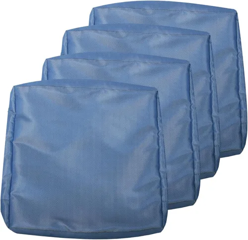 Miniatura 10 de EHouseHome Fundas de cojín para silla de patio, lavables, resistentes a los rayos UV, fundas de repuesto, impermeables, para muebles de exterior