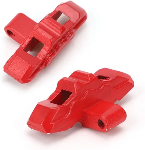 Miniatura 6 de Disco de freno RC, rotor de disco de freno de rueda, cubo de unidad de disco anti freno apto para Unlimited Desert Racer UDR 1/7 RC Car (rojo) Udr