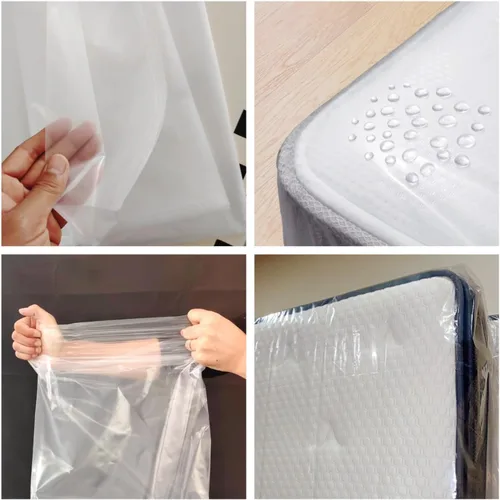 Miniatura 5 de K KINGPLAST - Bolsas de colchón para mudanza y almacenamiento, funda protectora de colchón (paquete de 2, 1.5 mil, individual/matrimonial)