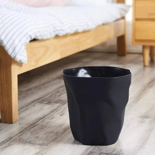 Miniatura 3 de Garbage Cans Garbage Cans, Wrinkle Plastic Trash Can,No Cover Barrel Shape Indoor Recycling Bins,3.1 Gallon Capacity Multiple Colour Basket