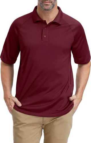 Miniatura 7 de MOHEEN Men's Polo Shirts Short Sleeve Moisture Wicking Performance Athletic Casual Golf Collared Shirt,Tall SizesM-7XL