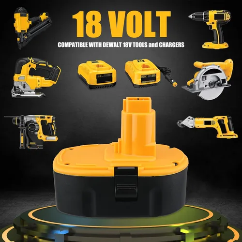 Miniatura 6 de DC9096 Batería de Iones de Litio de 7000mAh/7.0Ah de Reemplazo para Batería Dewalt de 18V Compatible con DEWALT DC9098 DW9096 DW9098 DW9095 DC9099