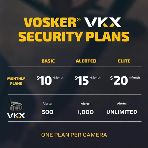 Miniatura 9 de Vosker VKX Farmers Pack - Cámara de seguridad solar 4G LTE, vigilancia inalámbrica al aire libre para granjas, cobertizos y propiedades rurales,