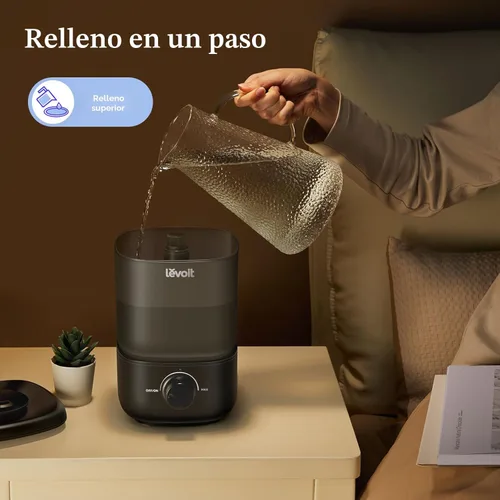 Miniatura 2 de LEVOIT Humidificador ultrasónico de niebla fría con llenado superior Classic 160, súper fácil de llenar y limpiar, funcionamiento silencioso