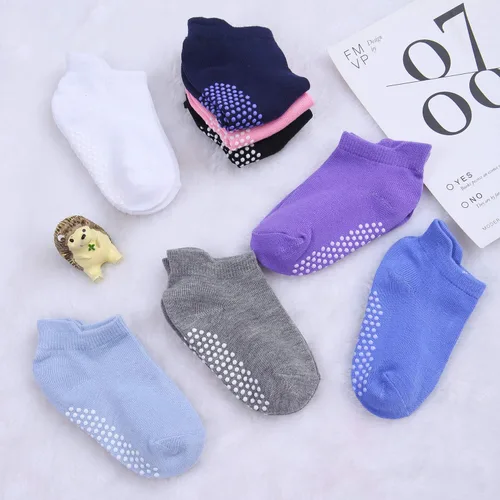 Miniatura 5 de Cooraby 16 pares de calcetines antideslizantes para niños pequeños y niñas