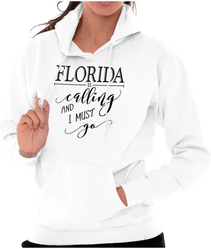 Brisco Brands Sudadera con capucha Florida is Calling and I Must Go para mujer y hombre