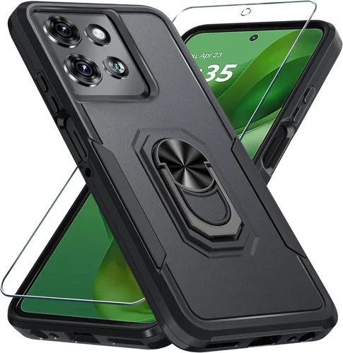 Miniatura 13 de Janmitta - Funda compatible con Moto G 5G 2023 con protector de pantalla, cubierta protectora de cuerpo completo resistente a prueba de golpes