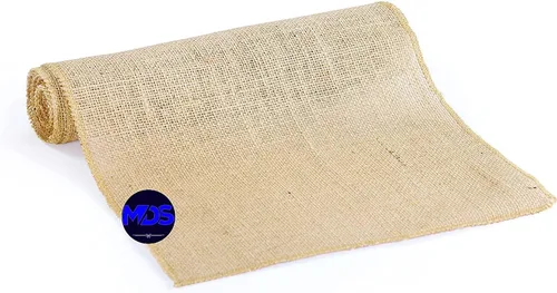Miniatura 3 de MDS - Paquete de 5 caminos de mesa de arpillera para boda de 12 pulgadas x 10 yardas de largo, rollo para estilo granja, manteles individuales