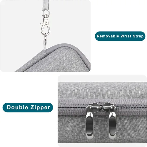 Miniatura 6 de Canboc Estuche de transporte para kit de inicio de diamantes Blinger, caja de colección Blinger Spark, accesorios de malla de bolsillo, gris