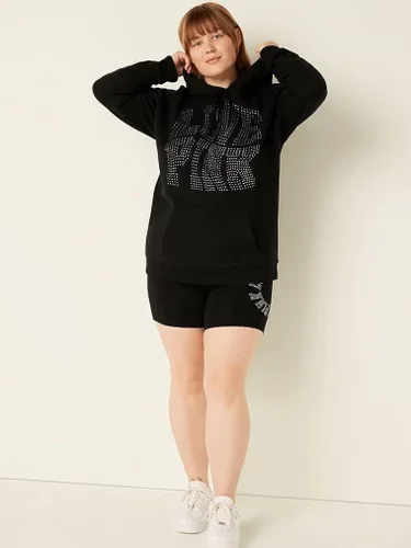 Miniatura 4 de Victoria's Secret Sudadera con capucha Campus de forro polar rosa