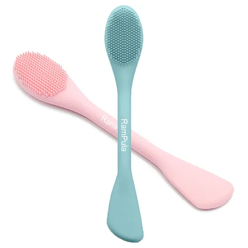 Miniatura 12 de Aplicador de cepillo de máscara facial, cepillos de máscara para limpieza facial y exfoliación, herramienta aplicadora de máscara de arcilla facial