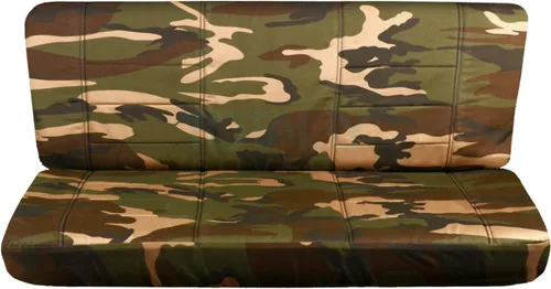 Miniatura 15 de Totally Covers Fundas de asiento compatibles con camuflaje para camioneta Ford F-150 F-250 F-350 (asiento trasero banco sólido) con/sin respaldo