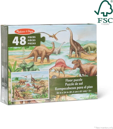 Miniatura 3 de Rompecabezas de dinosaurios (48 piezas, 2x3 pies)