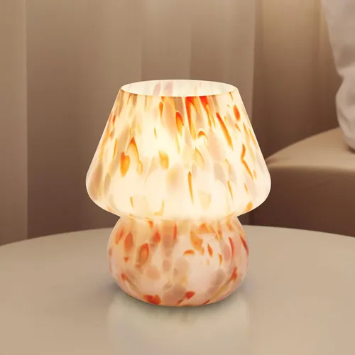 Dawnwake Lámpara de Mesa con Forma de Hongo para Dormitorio, Pequeñas Lámparas de Escritorio de Mesita de Noche para Sala de Estar, Decoración de