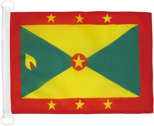 Miniatura 135 de Bandera Náutica Venezuela 18'' x 12'' - Banderas Venezolanas 11.8 x 17.7 in - Banner 12x18 in para barco - AZ FLAG