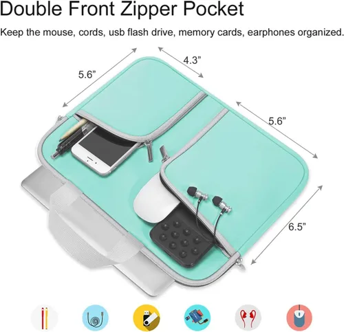 Miniatura 3 de HESTECH Funda para Chromebook de 11.6 pulgadas, funda protectora para portátil de 12 pulgadas, para Acer R11/Spin 311/HP Stream/Samsung/Surface Hot