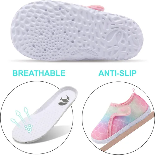 Miniatura 54 de FEETCITY Baby Boys Girls Water Sport Shoes Barefoot Kids Aqua Socks Quick-Dry Beach Swim Pool Shoes