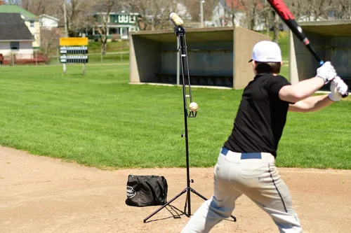 Miniatura 8 de Sistema de Entrenamiento de Lanzamiento Suave Louisville Slugger, Negro