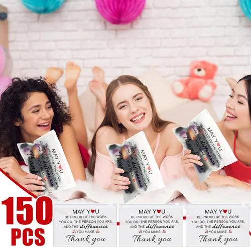 Miniatura 3 de Sweetude 150 bolsas de maquillaje, regalos para el día de la madre, regalos inspiradores a granel para mujeres, bolsa de cosméticos de EVA, recuerdo