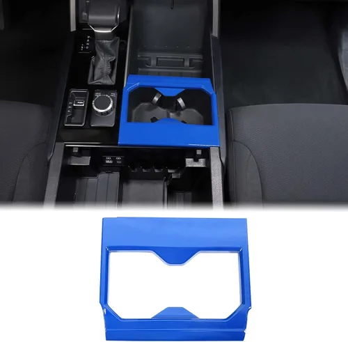 Aunginsy Soporte para reposabrazos central de asiento delantero, cubierta de marco de taza compatible con Toyota Tundra/Sequoia 2022-2025 para