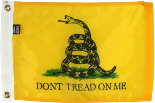 Miniatura 5 de Bandera Gadsden de 3 x 5 pies, nailon para todo tipo de clima, para exteriores, fabricada en Estados Unidos