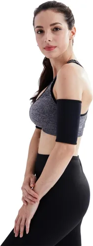 Miniatura 3 de Recortador de brazos para hombre y mujer, manga de compresión adelgazante, quemador lejano de brazo, moldeador de sauna de neopreno caliente