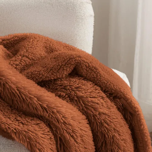 Miniatura 3 de Bedsure GentleSoft Manta de Tiro de Piel Sintética Esponjosa y Suave para Sofá, Forro Polar Sherpa Suave Regalos Acogedores para Mujeres, Manta