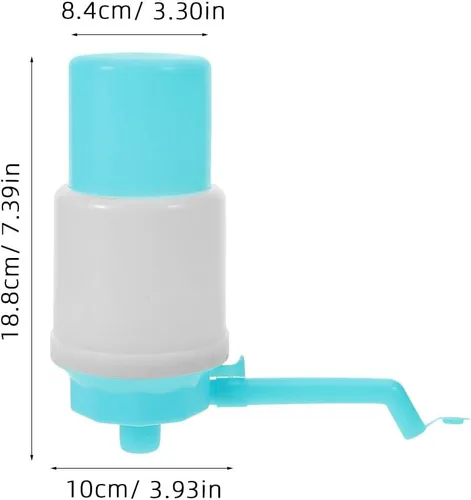 Miniatura 4 de jojofuny Bomba dispensadora de agua manual para botella de 1 galón, bomba de agua ligera portátil para acampar al aire libre, uso en casa y oficina